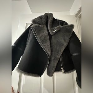 Zara faux fur coat